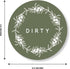 ThreeKin Clean/Dirty Magnet for Dishwasher, Double-Sided Kitchen Gadget Gift, Easy-to-Read Strong Magnetic Indicator