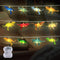12 LED Dinosaur String Lights Battery Operated Dinosaur Lights String Realistic Looking