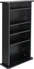 5 Nova Microdermabrasion Tier DVD cd Storage DVD Shelf Adjustable Bookshelf Bookcase Media Storage Organizer Cabinet