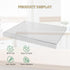 Acrylic Cutting Board with Counter Lip, Clear Non-Slip Kitchen Gadgets, Minimalist Aesthetic Decor (16.1 x 12.5in)
