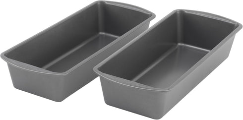 GoodCook Set of 2 Extra Large Nonstick Steel Bread Loaf Pans, 13" x 5", Scratch-Resistant, Easy to Clean