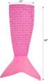 Pink Mermaid Tail Blanket for Kids - Silky Soft Extra Cozy Plush Fleece Lined Snuggle Blanket for Little Girls