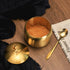 Stainless Steel Sugar Bowl Spice Jar Storage Pot with Lid and Spoon