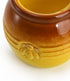 2 Pack 12 Oz Hiceeden Ceramic Honey Pot with Dipper and Lid, Yellow Honey Jar Bee Embossed Honey Storage Container