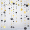 Cheerland Black Gold Party Decorations, Star Garland Moon Stars Hanging Streamers for Birthday Supplies