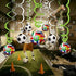 30CT Soccer Hanging Swirl Decorations for Soccer Party Supplies Theme Birthday Party