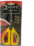 Zenport ZS109B Ergonomic Bent Handle Deluxe Bud Trimming Scissors, 6.5-Inch, Yellow