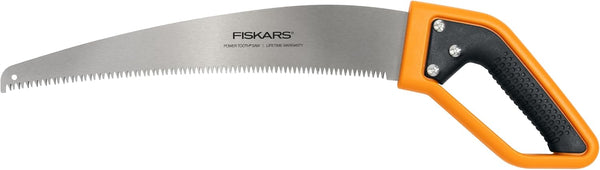 Fiskars 15 PowerTooth D-Handle Saw with Razor-Sharp Stainless Steel blade, Ergonomic SoftGrip
