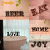 LED Illuminated Marquee Signs - Black Alphabet Letters Lights for Home Bar Decoration, Wedding, Birthday Party