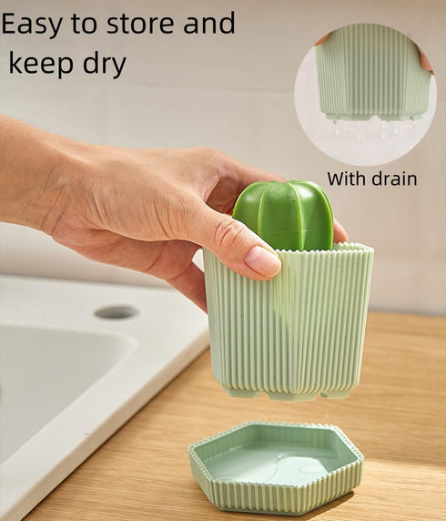 3 Dish and Pot Cleaning Brush with Holder Kitchen Cleaner Dish Scrub Brushes Dishes Pots Pans Cleaning Tool