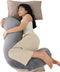 QUEEN ROSE Body Pillow for Side Sleepers, Soft Comfort S Shaped Hug
