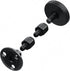 4PCs 26-80mm Adjustable Threaded Bed Frame Anti-Shake Tool, Headboard Stoppers, Black Bedside Anti Shake Tool for Beds