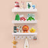 Varbonia Floating Nursery Book Shelves for Wall, 16'' Wood Book Shelf for Baby