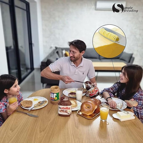 Stainless Steel Butter Spreader, Butter Knife - 3 in 1 Kitchen Gadgets, 2 Set