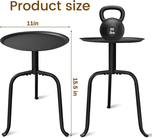 3-Leg Plant Stand Indoor, Mid Century Single Plant Table, Minimalist Heavy Duty Metal Tall Flower Pot Stand, Modern