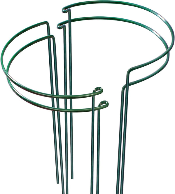 LEOBRO Plant Support Stakes, 4 PCS Plant Stakes, Plant Support, Peony Cages