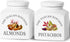 HOMBENE Kitchen Canisters Ceramic Containers, Food Storage Jar with Airtight Lids, 17