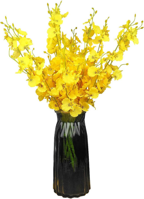Artificial Flowers Orchids, Silk Fake Flowers in Bulk, 10 Pcs for Wedding Party Home Decoration