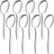 Quickquick 8 Pieces Large Stainless Steel Buffet Serving Spoon for Easy Serving