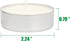 Stonebriar 20 Pack Unscented Mega Oversized Tea Light Candles with 9 Hour Extended Burn Time