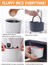 Microwave Rice Cooker Steamer, 2 L Microwave Pasta Cooker with Strainer, Non Stick Cookware Set for Rice, Pasta,