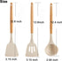 Silicone Kitchen Utensils Set, Heat Resistant Nonstick Cooking Utensils Set (Black)