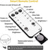 33 100 Star String Lights Plug in - ft LED Star Fairy String Lights with Remote and Timer, Waterproof for Bedroom Porch