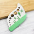 Herb Stripper, Green Stainless Steel Kitchen Tool for Leaf Stripping, 9 Holes