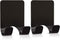 VIS'V Shower Wall Razor Holder - Metal Adhesive Hooks for His and Hers, Waterproof, 2 Pcs