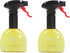 Evo Oil Sprayer Minis, Non-Aerosol for Olive, Cooking Oils, and Vinegars, Yellow, 8-Ounce Capacity, Set of 2