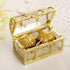 Fdit 12pcs Square Treasure Chest Shape Wedding Candy Box - Chocolates Container Jar Decoration for Children's Day