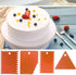 DaKuan Cake Scraper Smoother Tool Set - 12 pcs Cake Smoothing Cutter Plate Tool Combo, Cake Icing Scrapper