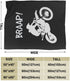 Dirt Bike - Motocross Fleece Blanket Throw - Super Soft Cozy Lightweight Blanket for Living Room/Bedroom
