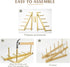 GYSLEOT 3 5-Tier Counter Pcs Wood Book Stand for Display, Tabletop Book Display Puzzle Rack Easel Holder for Vendors