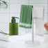 Towel Rack,T Shape Freestanding Towel Racks for Bathroom,Organizer Countertop Hand Towels Stand,Kitchen Vanity Marble Plinth Towel Holder,304 Stainless Steel Towel Bar(Brushed Nickel) by Blemoacha