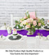 ShiDianYi 12''x72'' Sequin Table Runner, Sparkly Metallic Sequin Runner for Wedding, Bridal Shower, Dinner Party