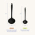GIR: Get It Right Silicone Soup Ladle - Gray 3/4 Cup, Heat Resistant Up to 425°F, Precision Pour Edge, Dishwasher Safe