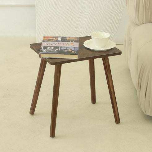 AWASEN Side Table, Small Wood End Table Living Room, Mini Bed Side