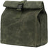 Kaaltisy Heavy Duty Lunch Bags - Waterproof Waxed Canvas Roll-top Lunch Box with Adjustable Buckle, Green