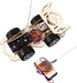 Wooden Wireless Remote Control Racing Car Kit F4, Science Experiment Kit for Youth Age, Robotic Stem Project