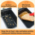 BYKITCHEN Air Fryer Liners, Set of 150, Rectangle Disposable Liners Compatible with Ninja Dual Air Fryer