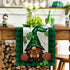 Artoid Mode Shamrock Buffalo Plaid Gnomes Table Runner, St. Patrick's Day Kitchen Decor, 13 x 72 Inch