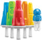 ZOKU Space Ice Pop Molds, 6 Rocket and Astronaut-shaped Popsicles Molds with Reusable Sticks, BPA-free