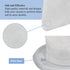 6-Pack EVF100 Filters for Black+Decker HNV220B, HNV215B, HNV115B Series Hand Vacuum Cleaners, Note: Not HNVCF10 Filter