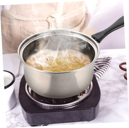 1 Set Stainless Steel Pot, Nonstick Saucepan with Lid, Deep Skillet, Stock Pot, Small Pan