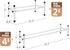 4 Closet, 1 STORAGE MANIAC Expandable Shoe Rack, Pairs Stackable Small Shoe Rack, Metal Adjustable Shoes Organizer