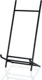 Red Co. 12” Tall Decorative Modern Metal Plate Stand and Art Holder Easel in Black Finish