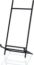 Red Co. 12” Tall Decorative Modern Metal Plate Stand and Art Holder Easel in Black Finish