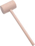 6 Pcs Wooden Crab Lobster Mallets, Solid Natural Beechwood Seafood Hammers