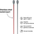 Carrotez Silicone Cooking Chopsticks, Long (12 inch) Reusable, Heat Resistant, Non-Scratch